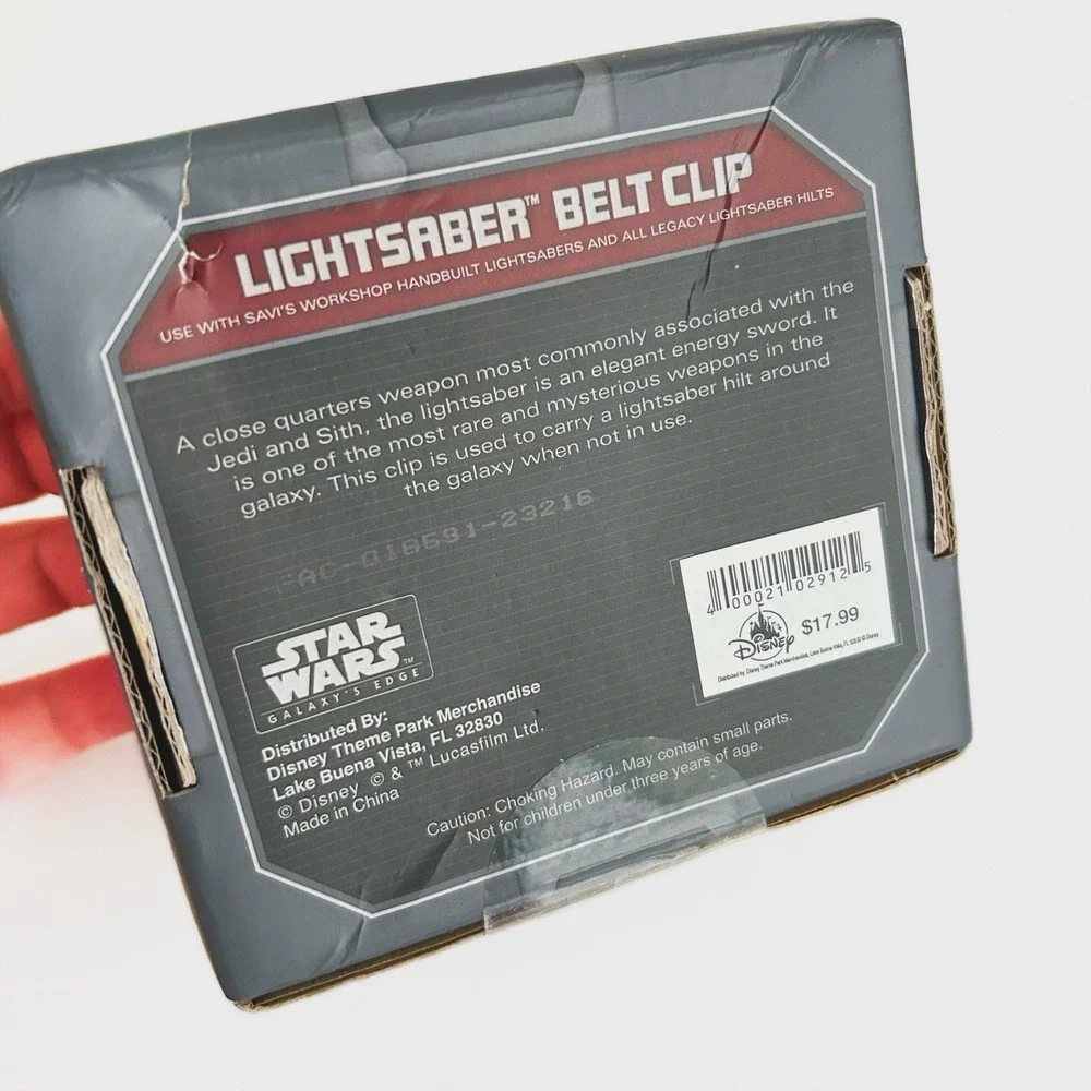 Star Wars Savi's Workshop Legacy Lightsaber Hilt Belt Clip Disney Galaxy's Edge